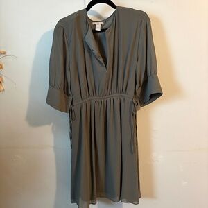 Grayish-green dress